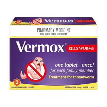 Vermox Orange Tablets 2