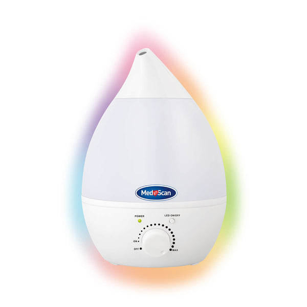Medescan Rainbow Mist Ultrasonic Cool Mist Humidifier