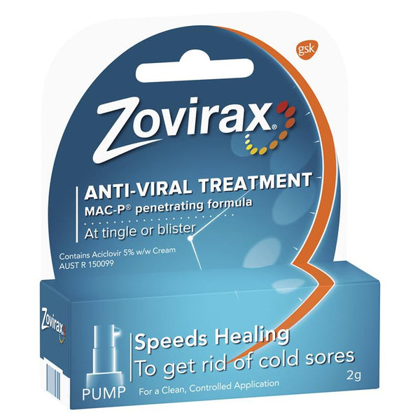 Zovirax Cold Sore Treatment Pump 2g