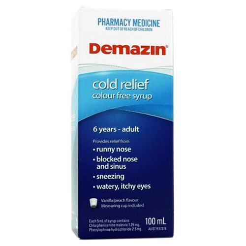 Demazin Clear Syrup 100mL