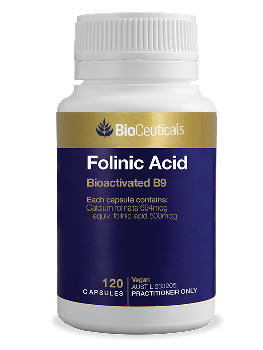 BioCeuticals Folinic Acid 500mg Capsules 120