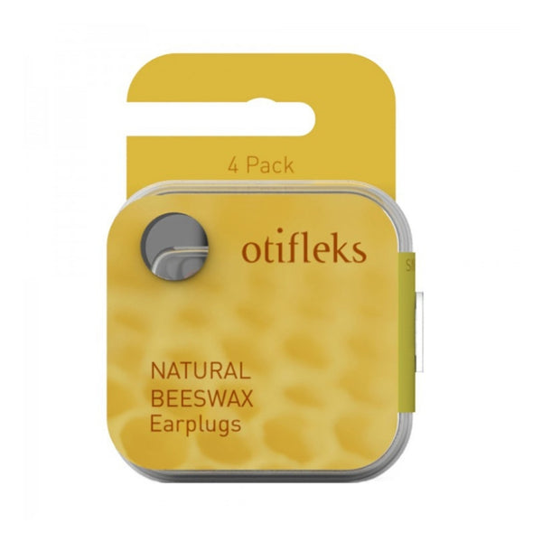 Otifleks Natural Beeswax Ear Plugs 4 Pack