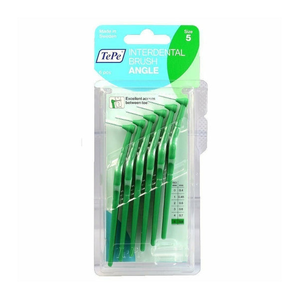 TePe Interdental Brush Angle Green 0.4mm 6 Pack