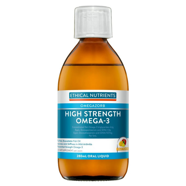 Ethical Nutrients High Strength Omega-3 Fruit Punch 280ml