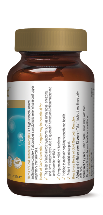 Herbs of Gold Quercetin Complex 60 Tabs