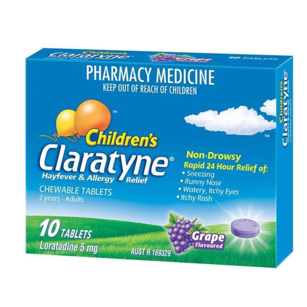 Claratyne Children's Chewable Tablets 10