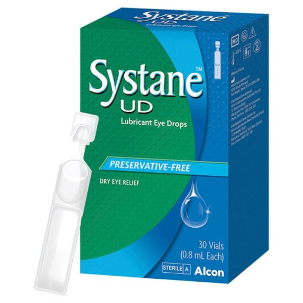 Systane Lubricated Eye Drops - 0.8mL x 30 Vials