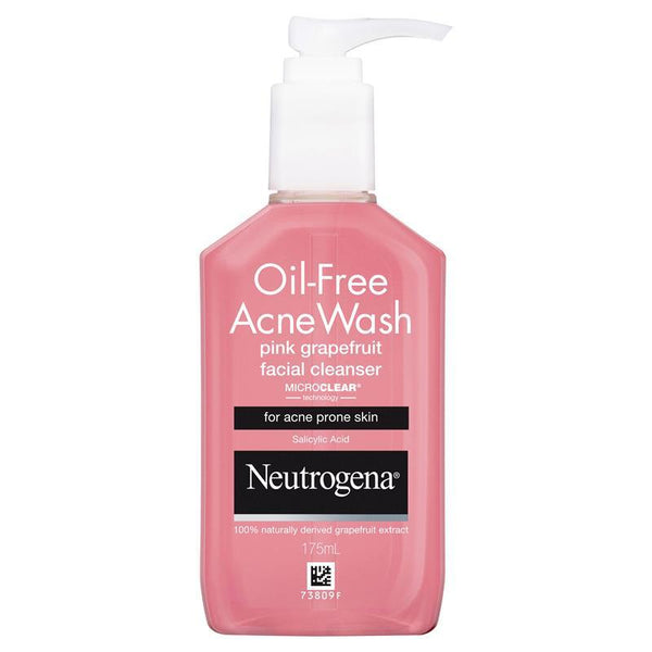 Neutrogena Oil Free Acne Wash Grapefruit 175ml