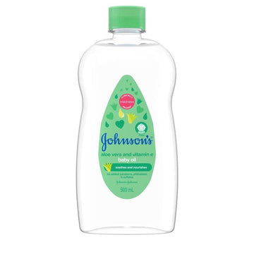 Johnson's Baby Oil Aloe Vera & Vitamin E 500ml