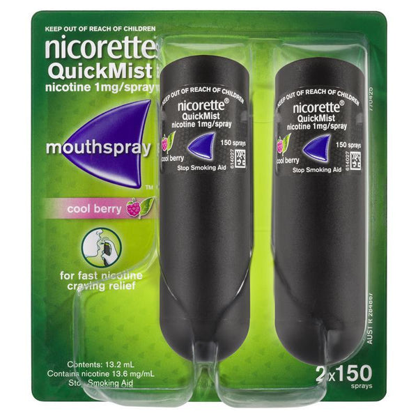 Nicorette Quickmist Berry Duo 150 x2 Spray