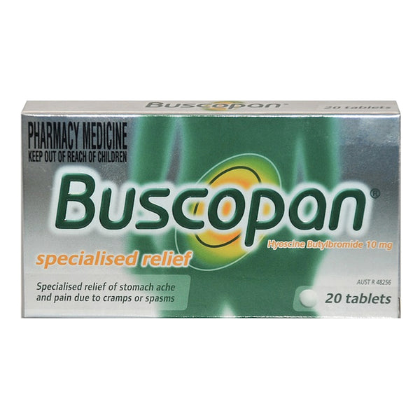 Buscopan 10mg Tablets 20